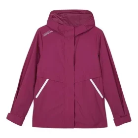 Stroll Series Logo Casual-Kapuzenjacke aus Gewebe «Burgundy»