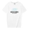 T-Shirt mit Logo-Aufdruck „Weiss Blau Schwarz“