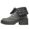 Teen Spirit Knit Buzz Ankle Stiefel «Black Charcoal»