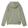 Warme Freizeitjacke aus Kunstlammfell «Olivgrün»