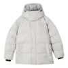 Warme, leichte Daunenjacke mit Kapuze «Grey»