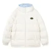 Wendbare Freizeit-Daunenjacke mit Kapuze «White Blue»