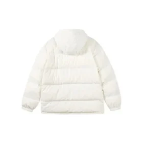 Wendbare Freizeit-Daunenjacke mit Kapuze «White Blue»