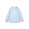 Wendbare Freizeit-Daunenjacke mit Kapuze «White Blue»