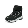 Winter Comfy Stiefel „Schwarz-Weiss“