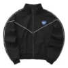 Zip-Jacke mit Logo-Buchstaben-Herz-Print «Black»