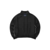 Zip-Jacke mit Logo-Buchstaben-Herz-Print «Black»