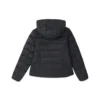 Zusammenpackbare Daunenjacke mit Kapuze „White Black“